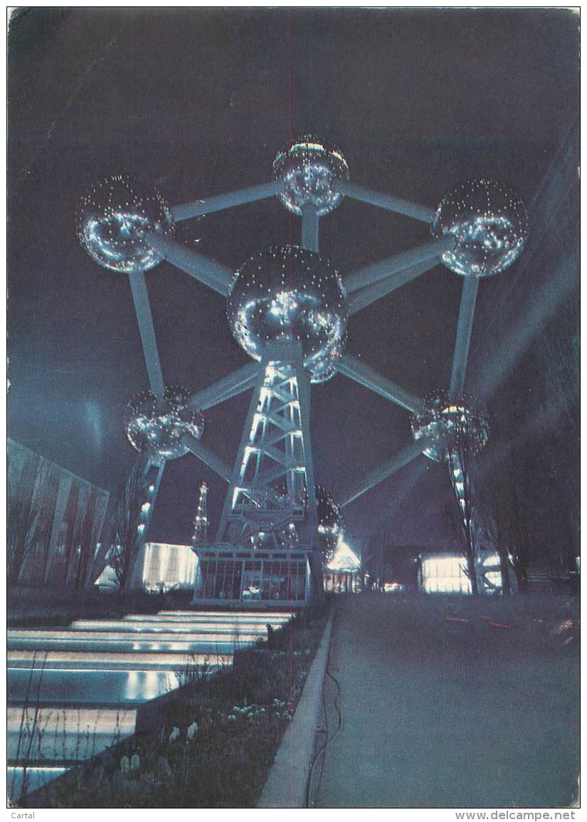 CPM - BRUXELLES - ATOMIUM - La nuit