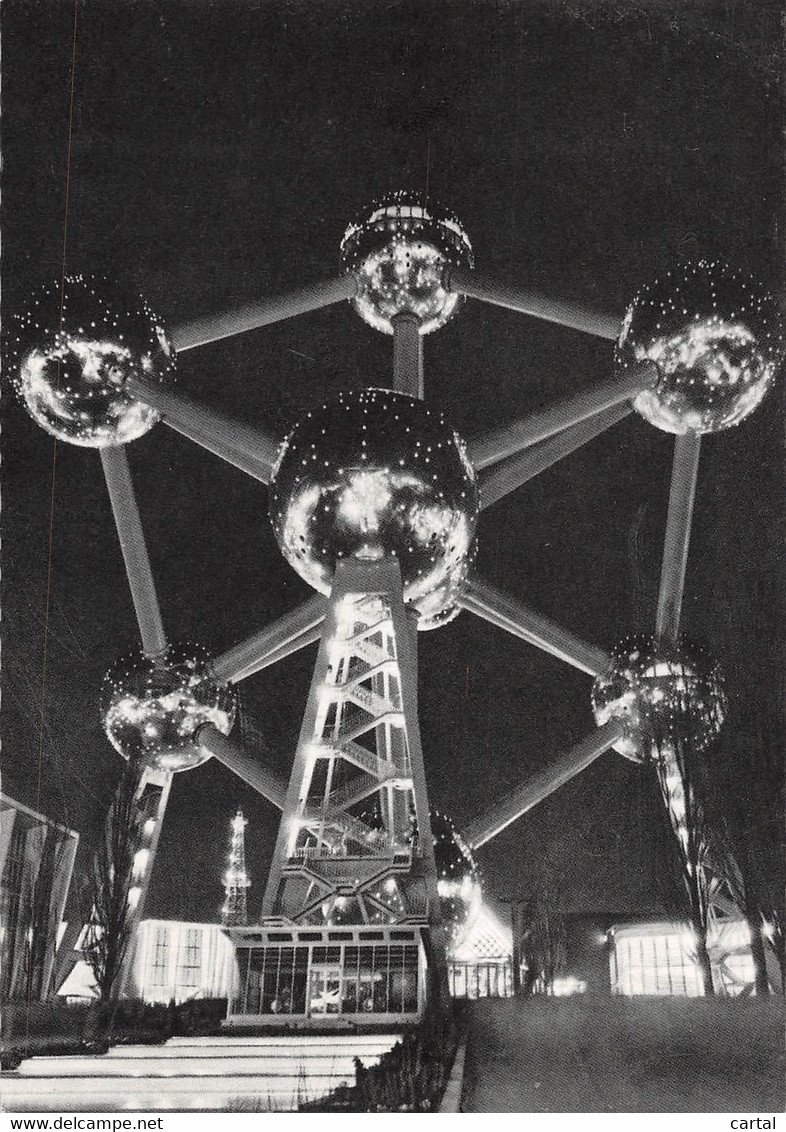 CPM - BRUXELLES - ATOMIUM - La nuit