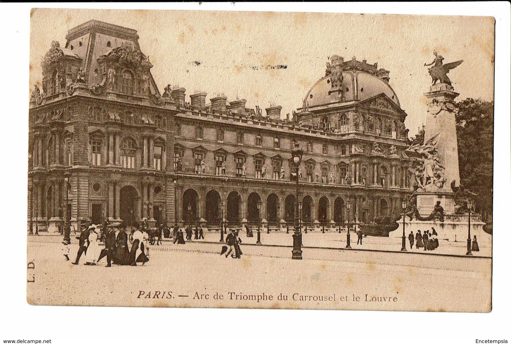 CPM - Carte Postale -FRANCE - Paris - Le Louvre 1914-VM878