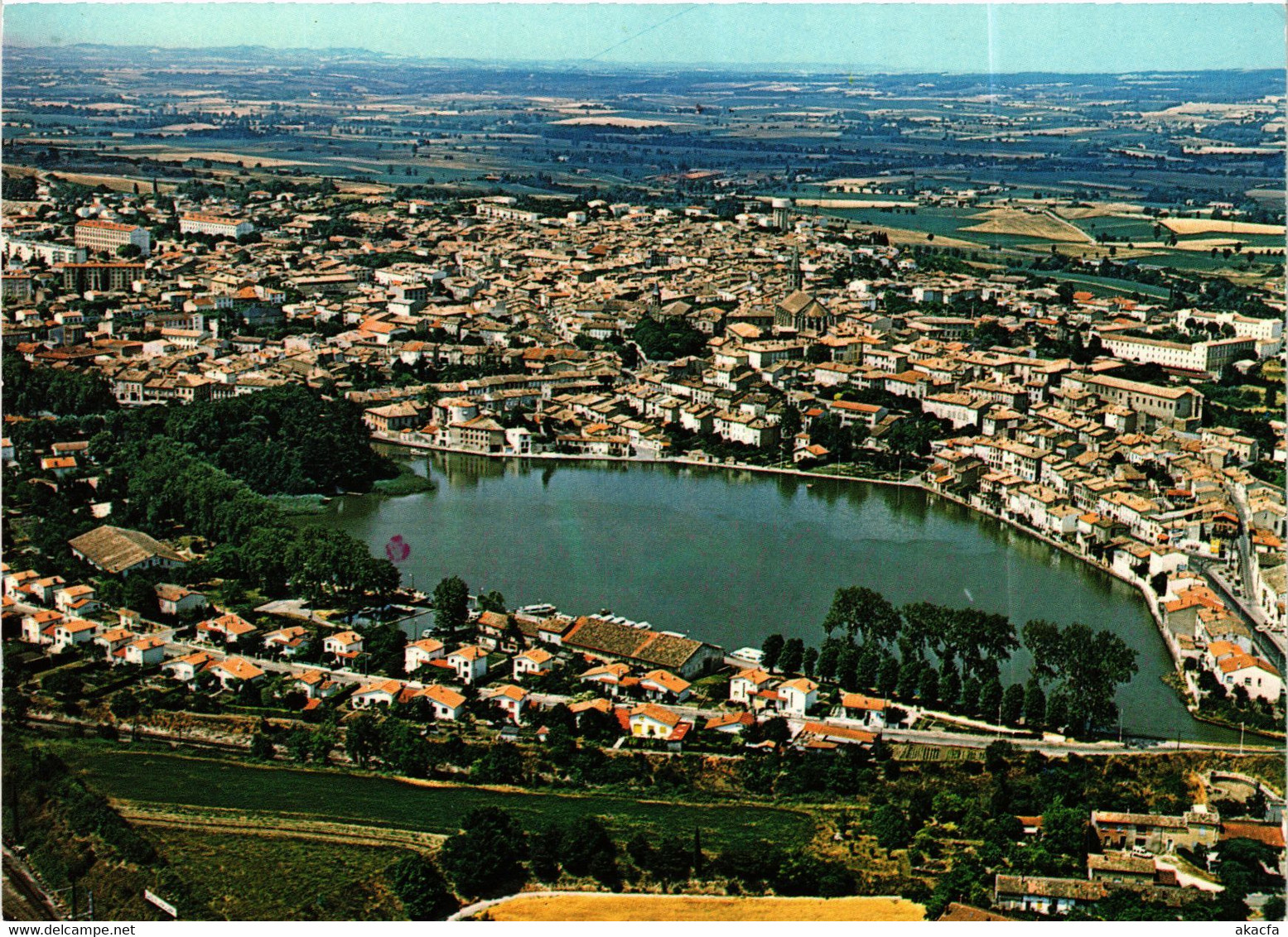 CPM Castelnaudary Vue generale aerienne FRANCE (1013535)