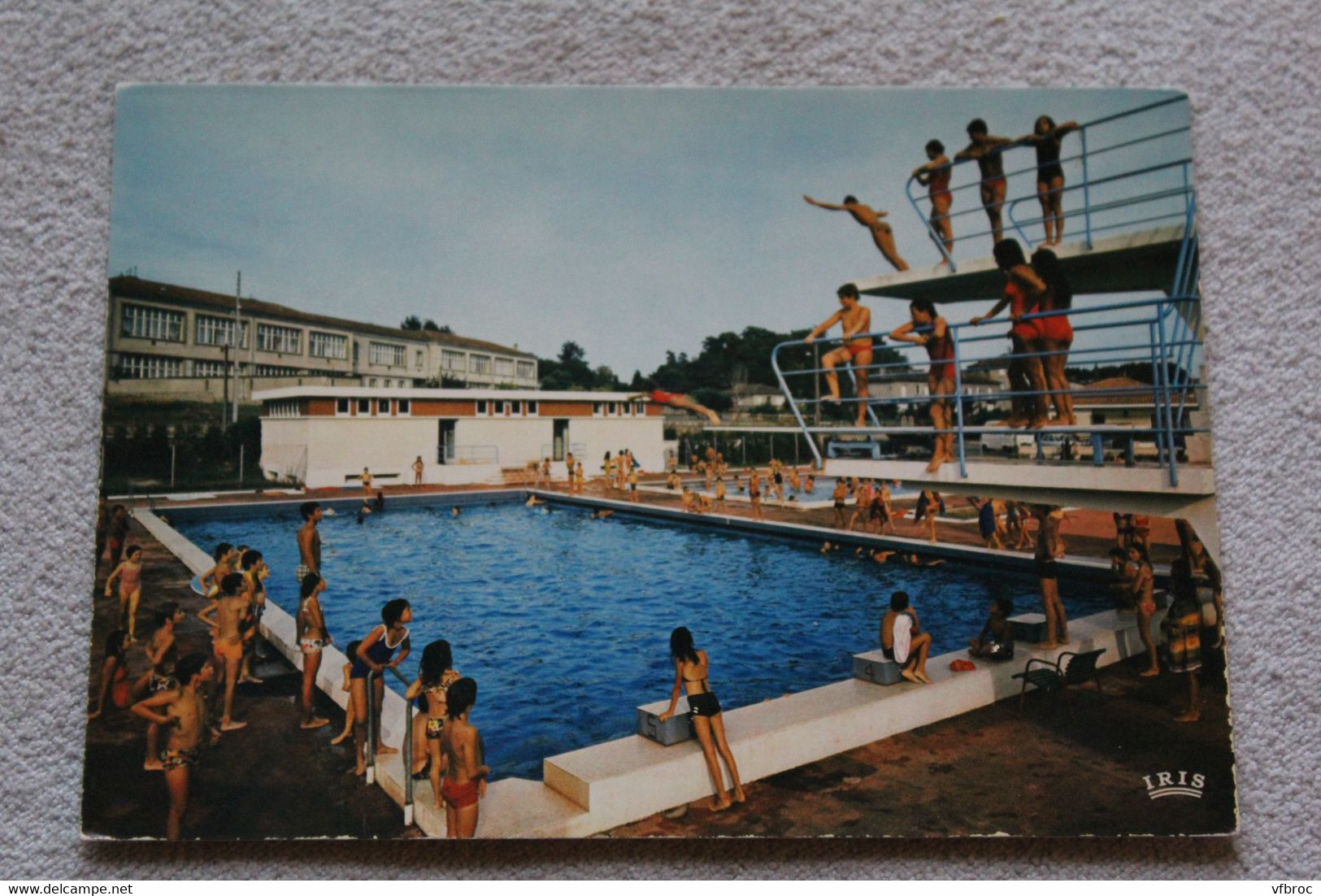 Cpm, Chabanais, la piscine, Charente 16