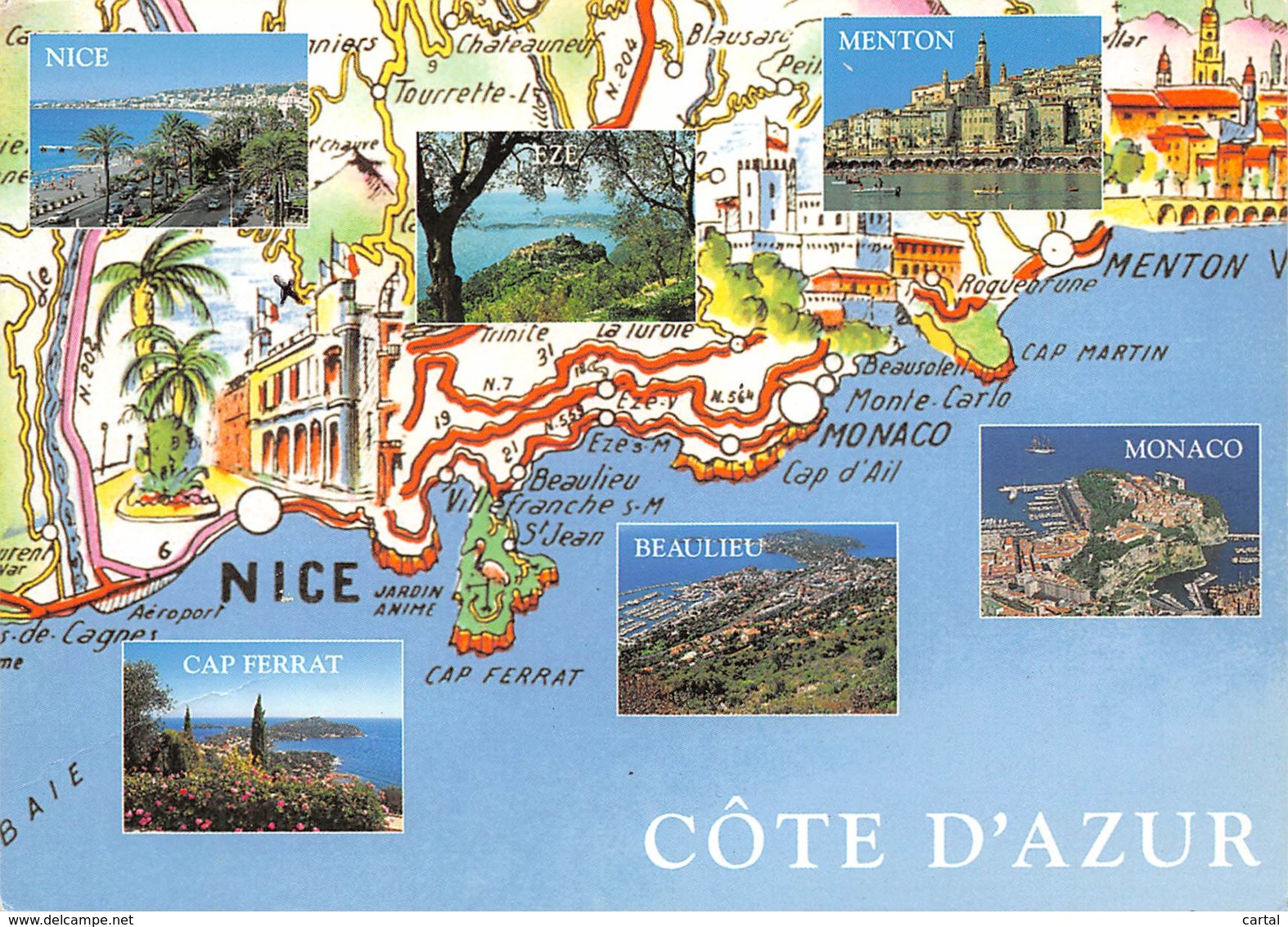 CPM - CÔTE D'AZUR