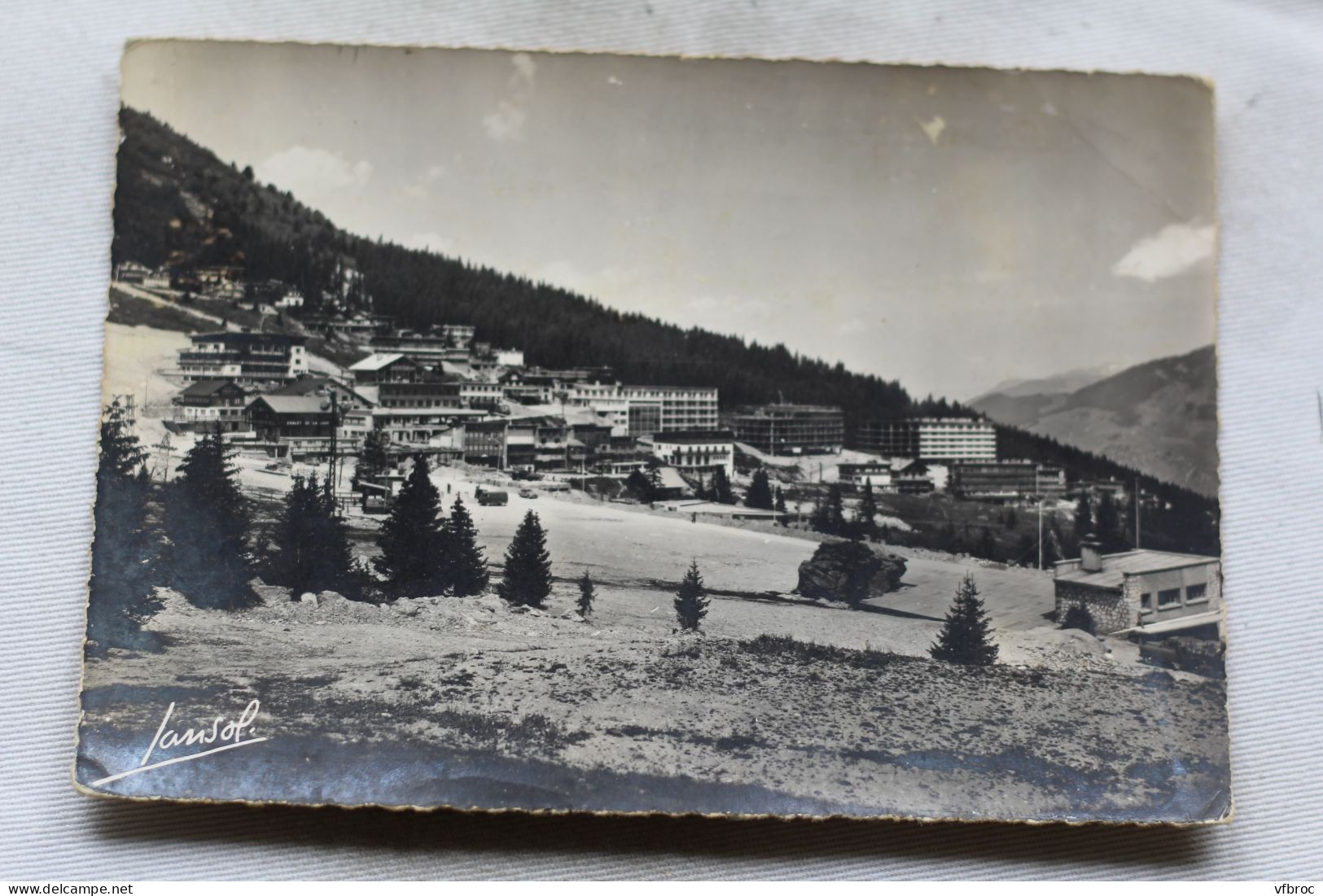 Cpm, Courchevel, vue générale quartier de Plantet, Savoie 73