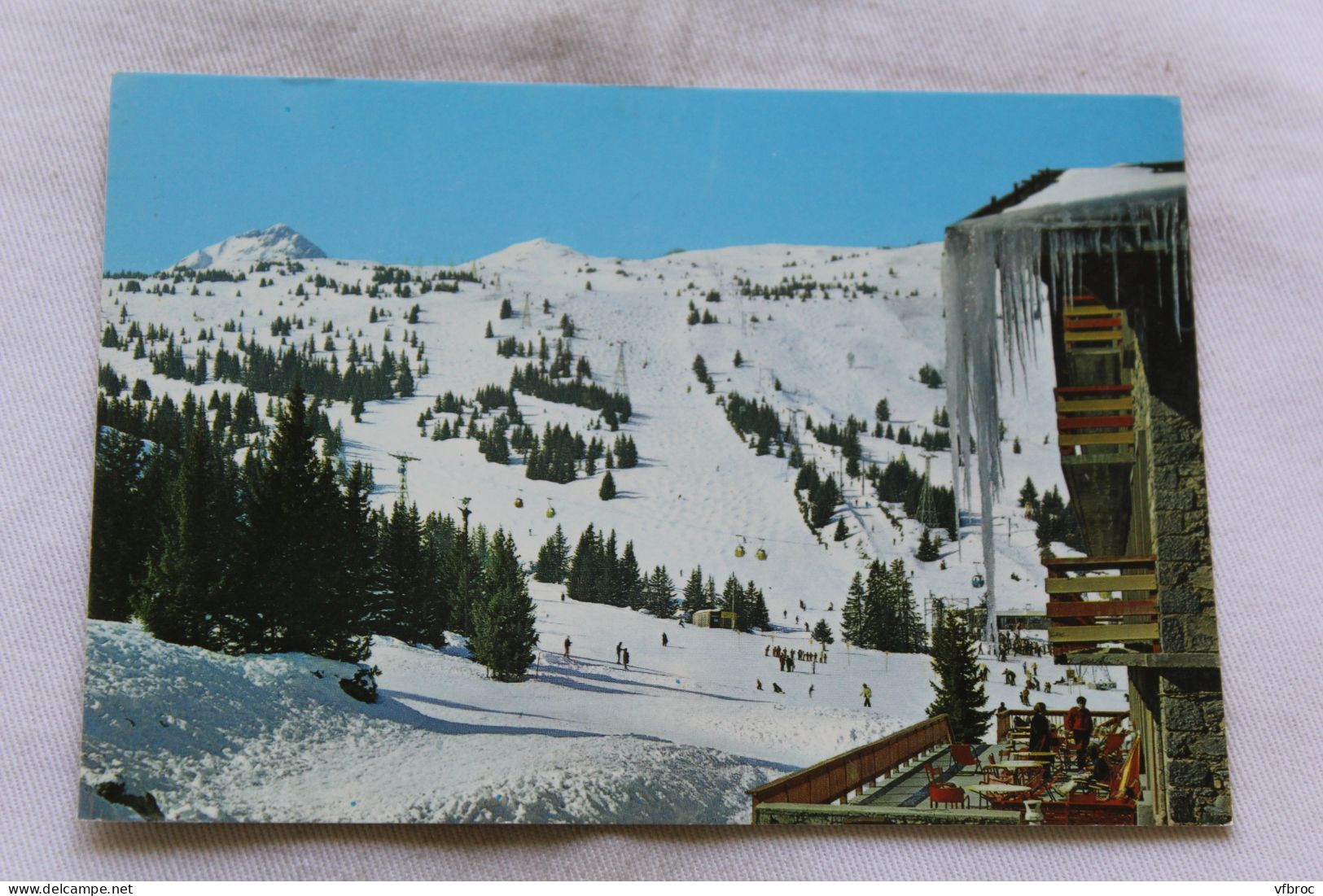 Cpm, Courchevel, vue sur les pistes de la Loze, Savoie 73