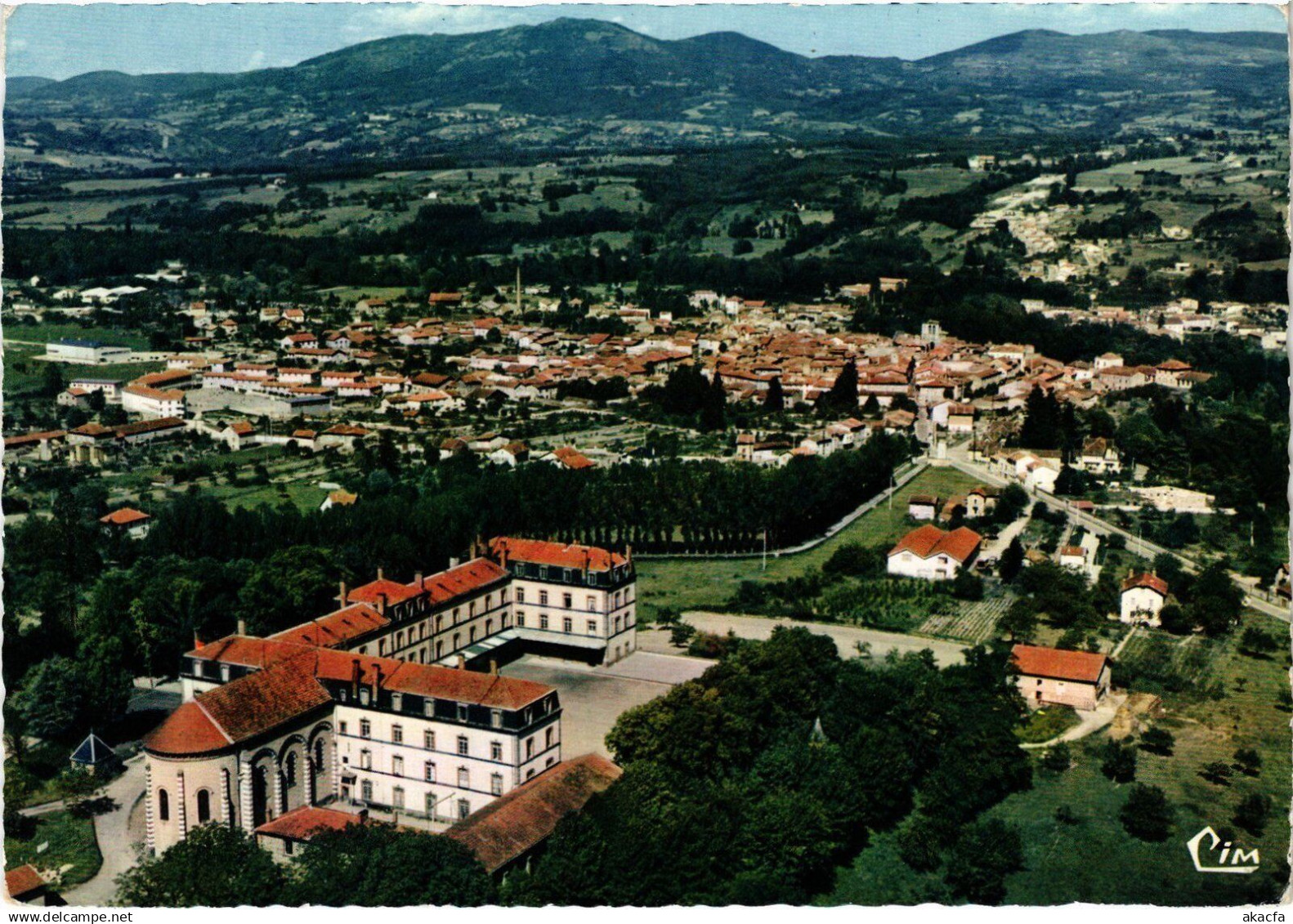 CPM Courpiere Vue generale aerienne FRANCE (1304736)