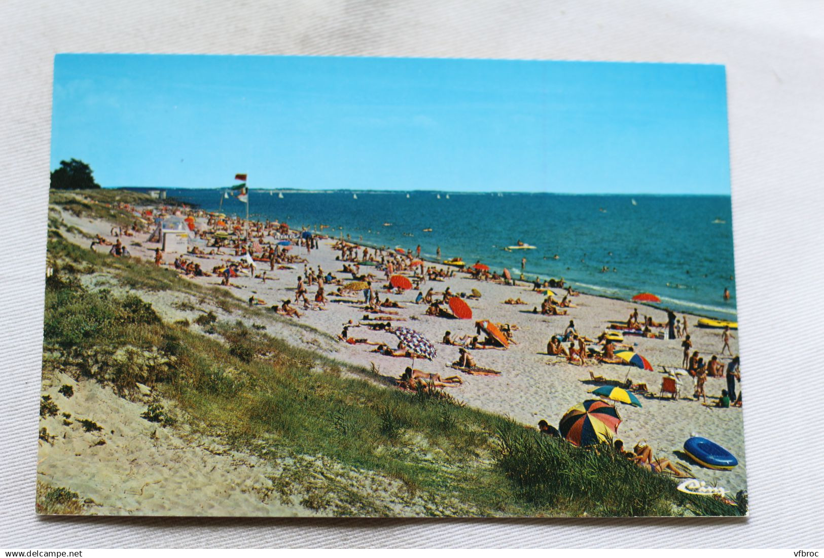 Cpm, Damgan, la grande plage de Kervoyal, Morbihan 56