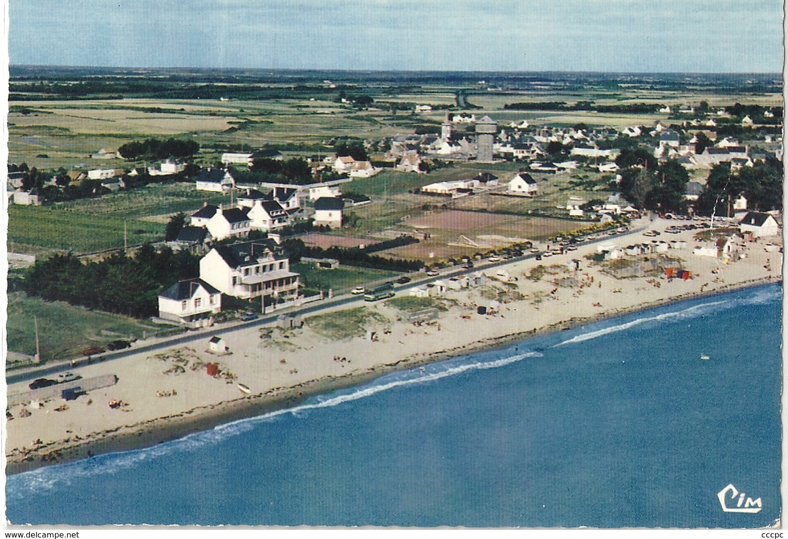 CPM Damgan  vue Aérienne La Plage