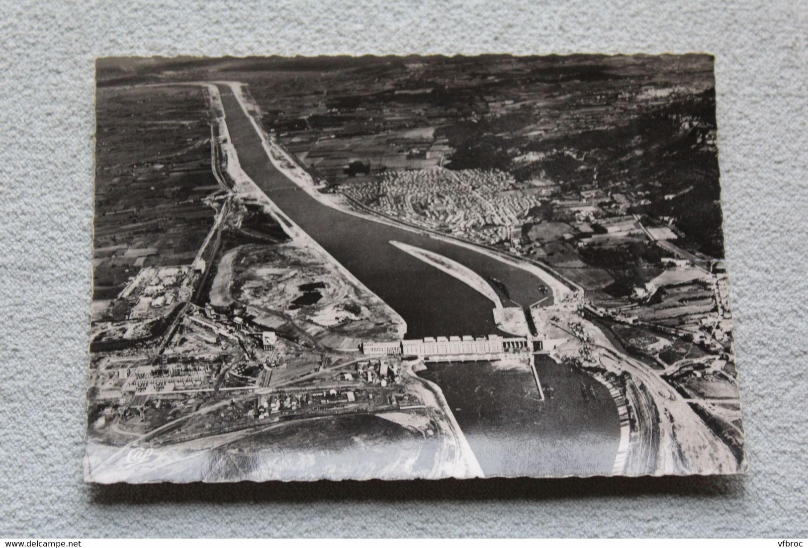 Cpm, Donzere, vue aérienne du barrage, Drôme 26