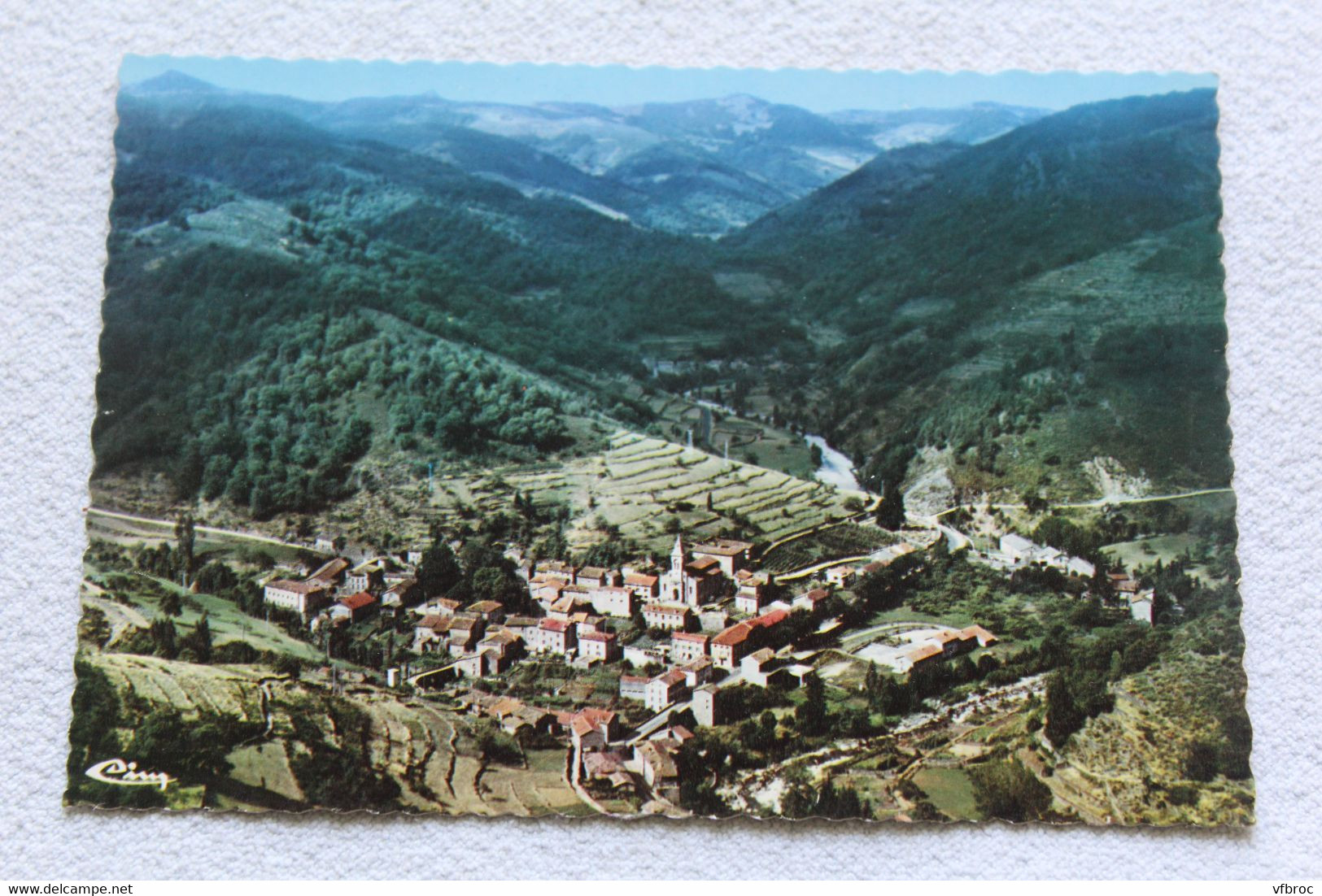 Cpm, Dornas, vue générale aérienne, Ardèche 07