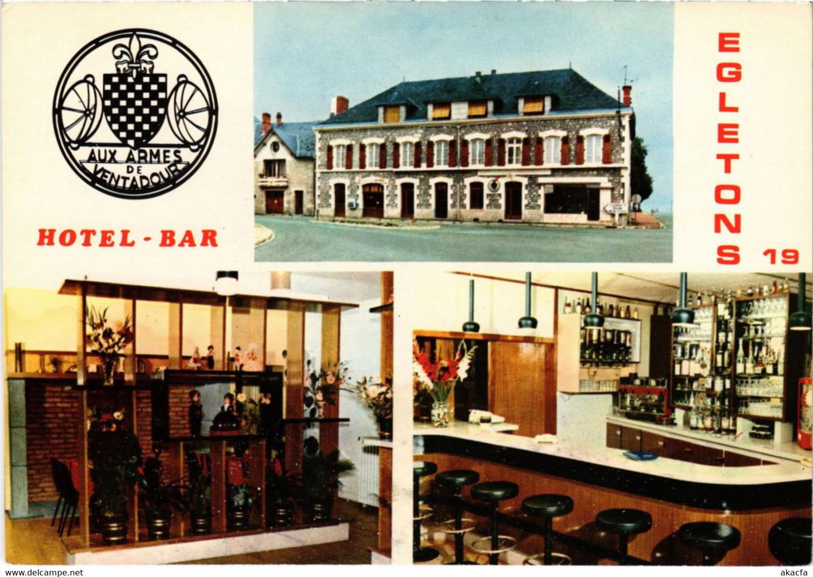 CPM Egletons - Hotel-Bar aux Armes de Ventadour (1039998)