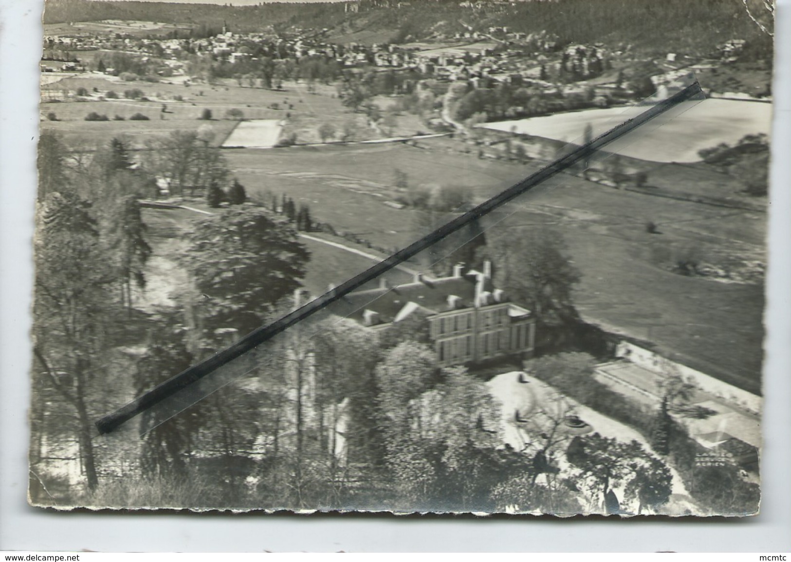 CPM -   En avion au dessus de... St Rémy les Chevreuse  -(S.-et-O.) (timbre poste , avion , aviation )