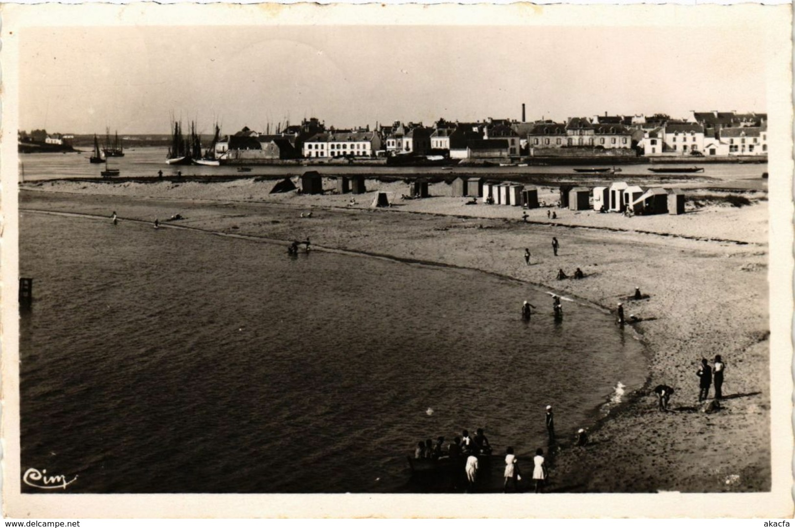 CPM ETEL - La Plage et le Port (216544)