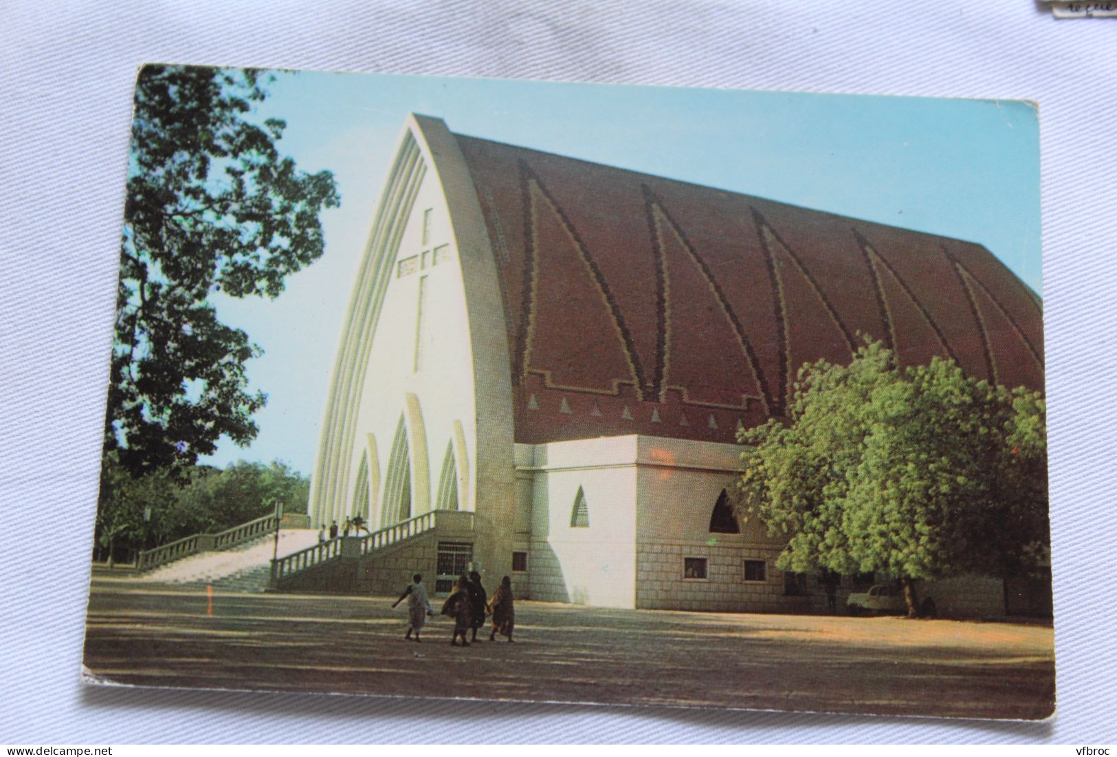 Cpm, Fort Lamy, la cathédrale, Tchad