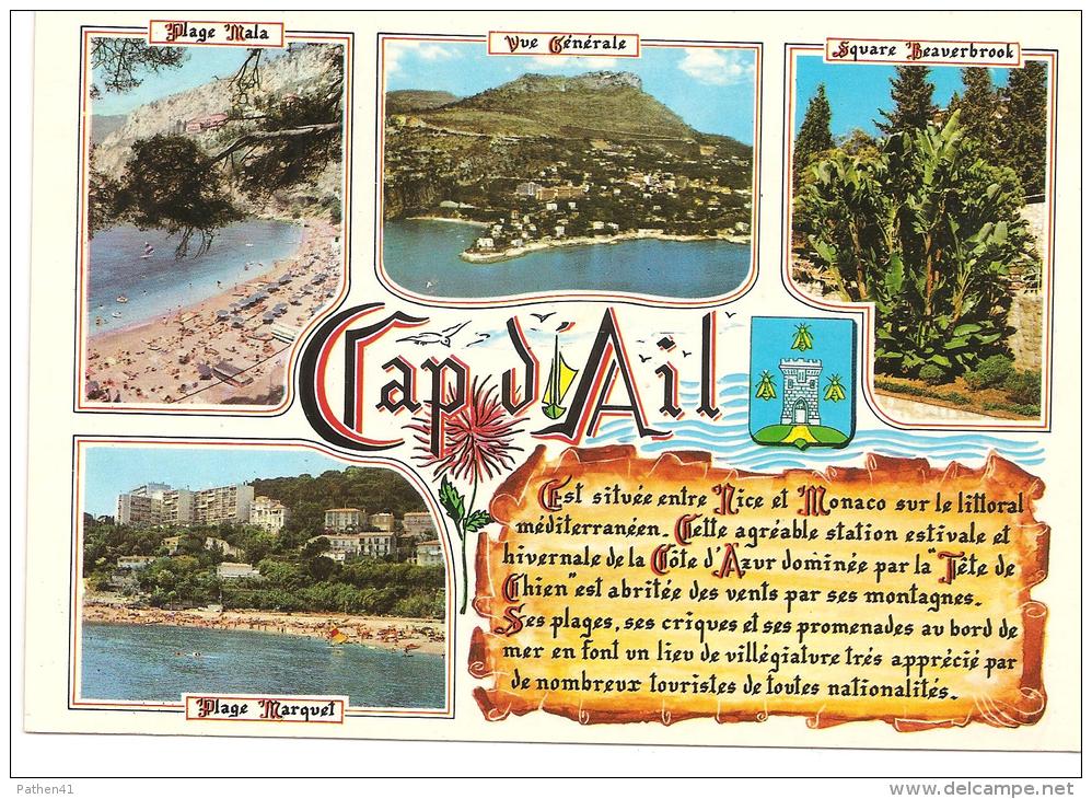 CPM FRANCE 06 ALPES MARITIMES SOUVENIR DE CAP D'AIL Multivues - 1983