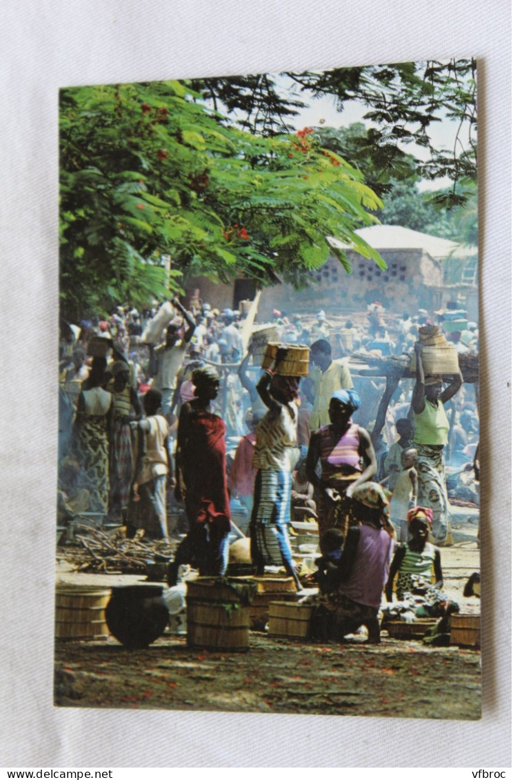 Cpm, Gaoua, le marché du dimanche, Burkina Faso