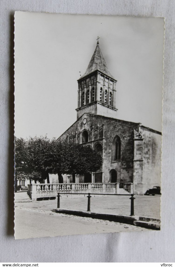 Cpm, Jonzac, l'église, Charente maritime 17