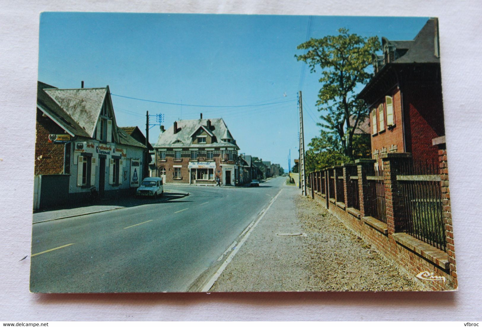 Cpm, Jussy, café tabac, la Rotonde, Aisne 02