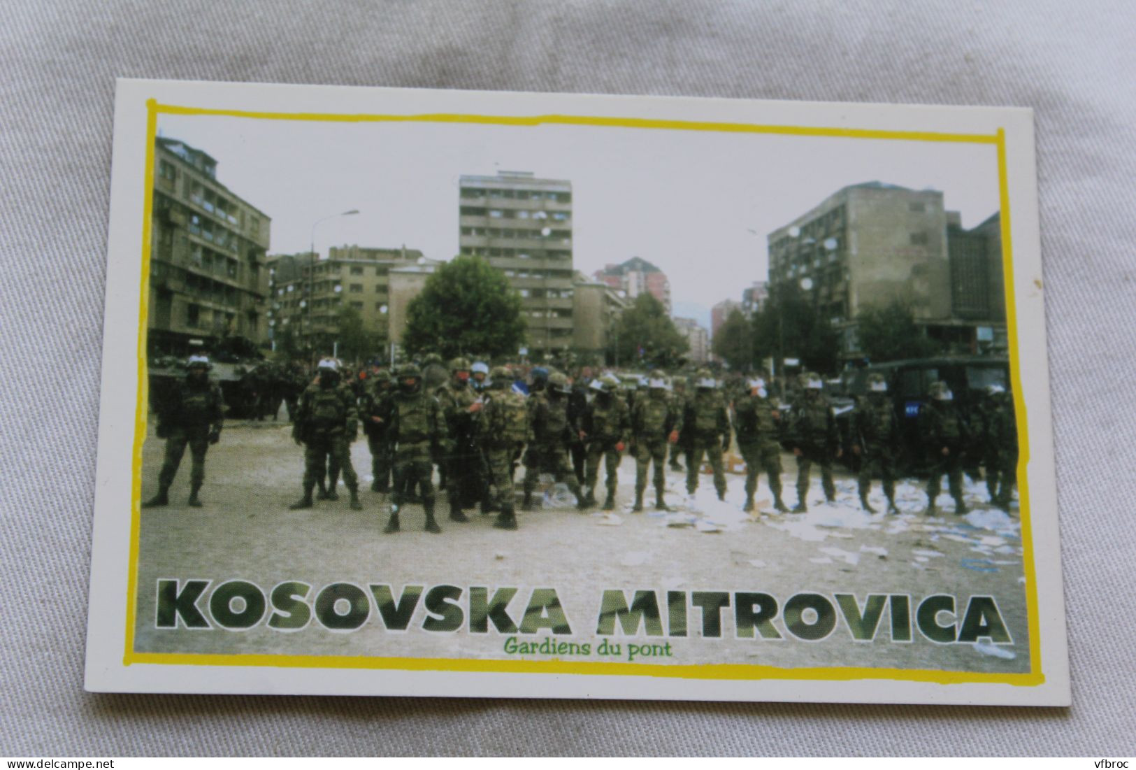 Cpm, Kosovska mitrovica, gardiens du pont, Kosovo