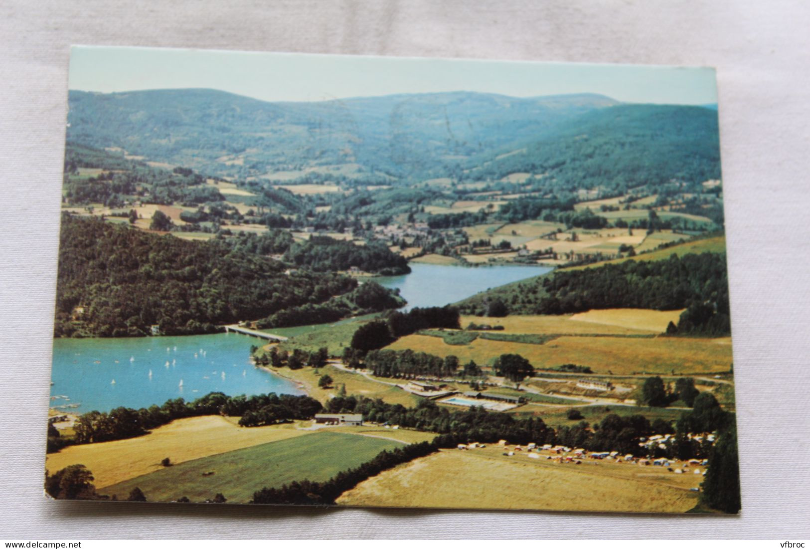 Cpm, la Salvetat sur Agout, pont de Calas et camping, Hérault 34