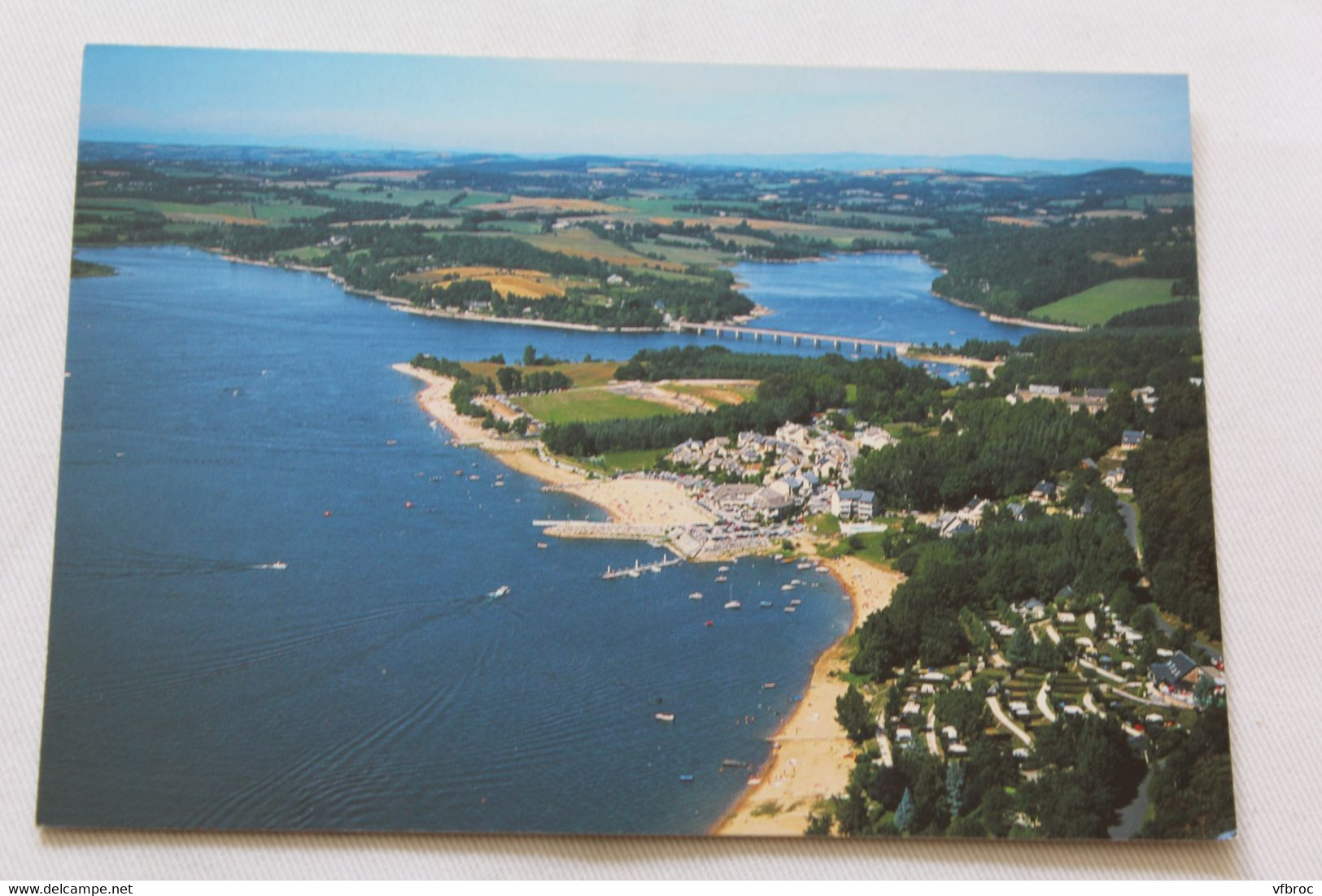 Cpm, le lac de Pareloup, Aveyron 12