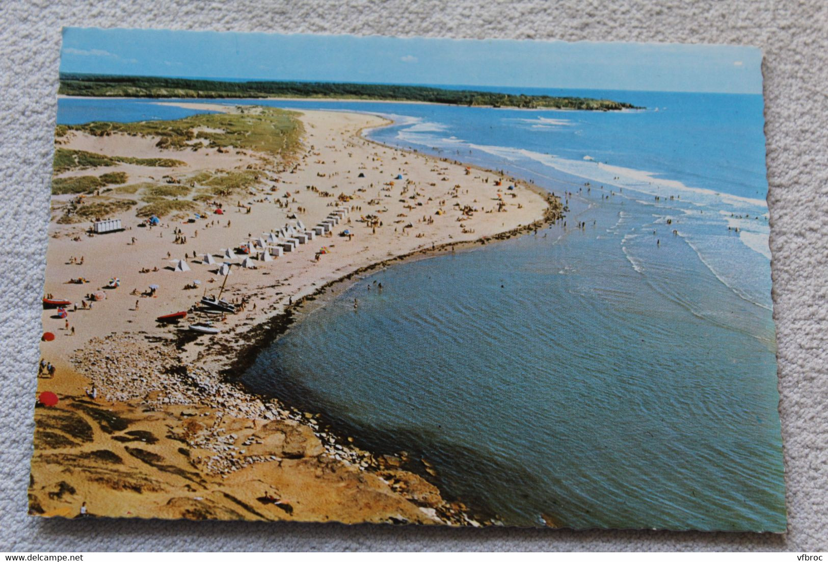 Cpm, le Veillon, la plage, Vendée 85