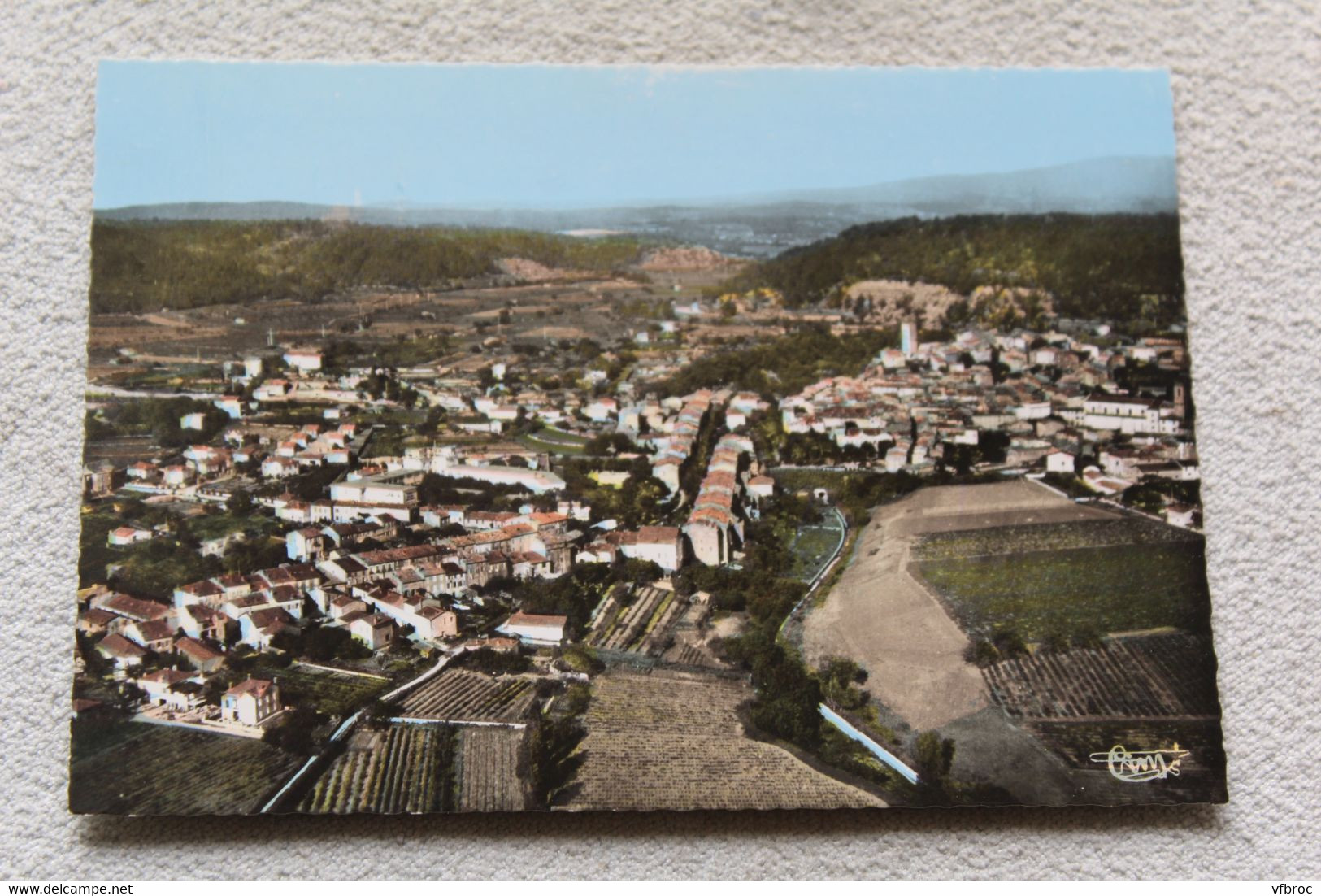 Cpm, les Arcs sur Argens, vue générale aérienne, Var 83