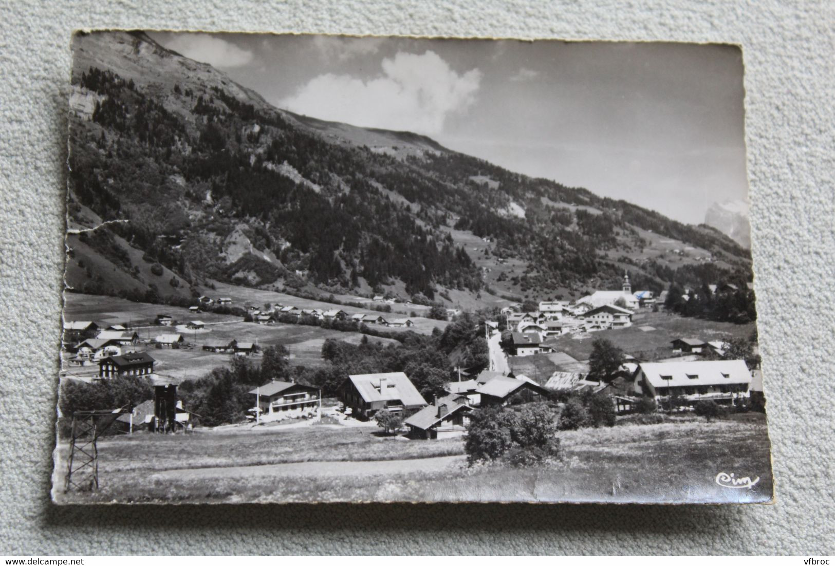 Cpm, les Contamines Montjoie, vue générale 180, haute Savoie