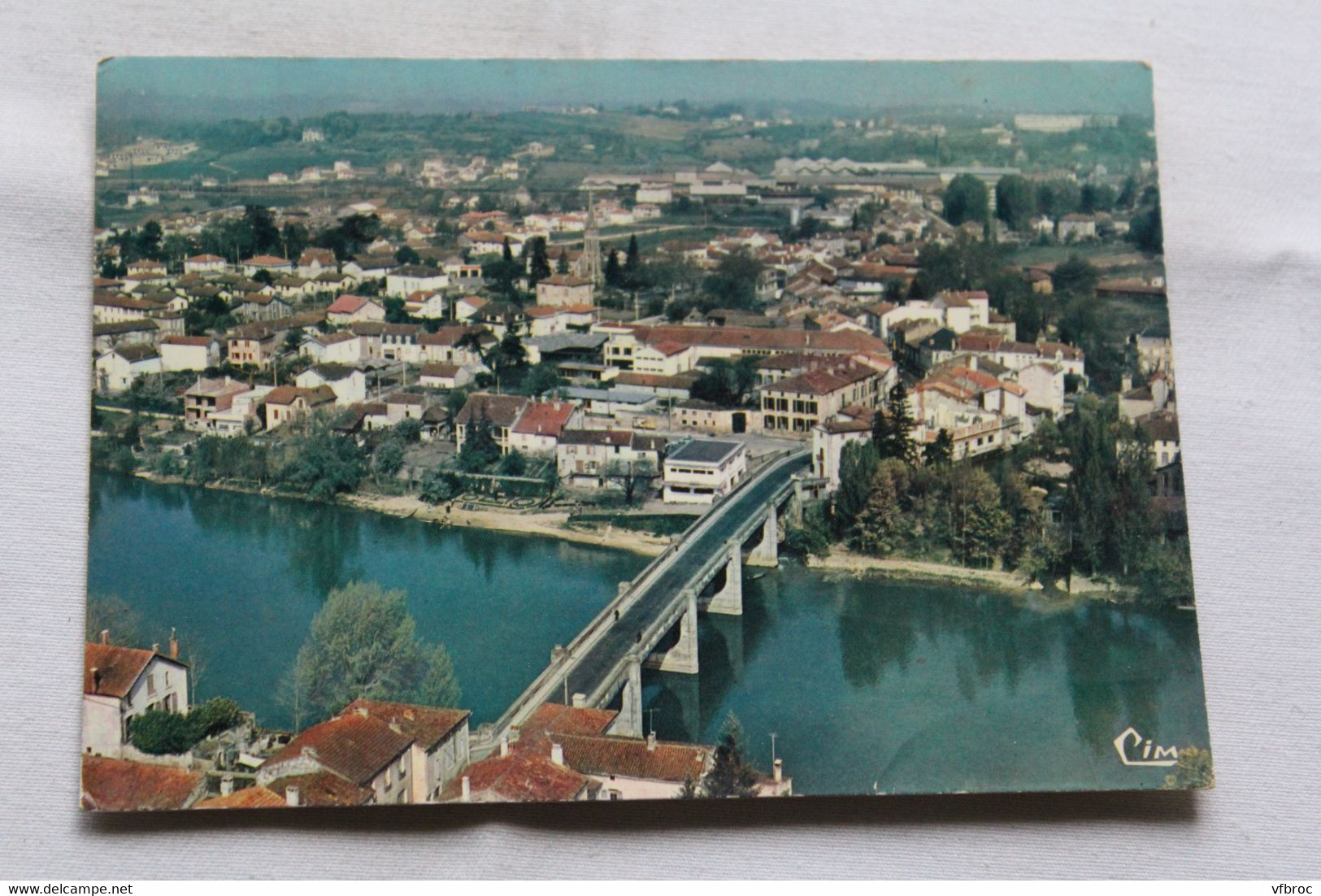 Cpm, Libos, vue générale aérienne (2), Lot et Garonne 47