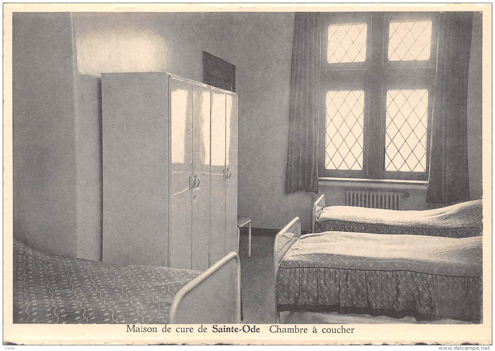 CPM - Maison de cure de SAINTE-ODE - Chambre à coucher