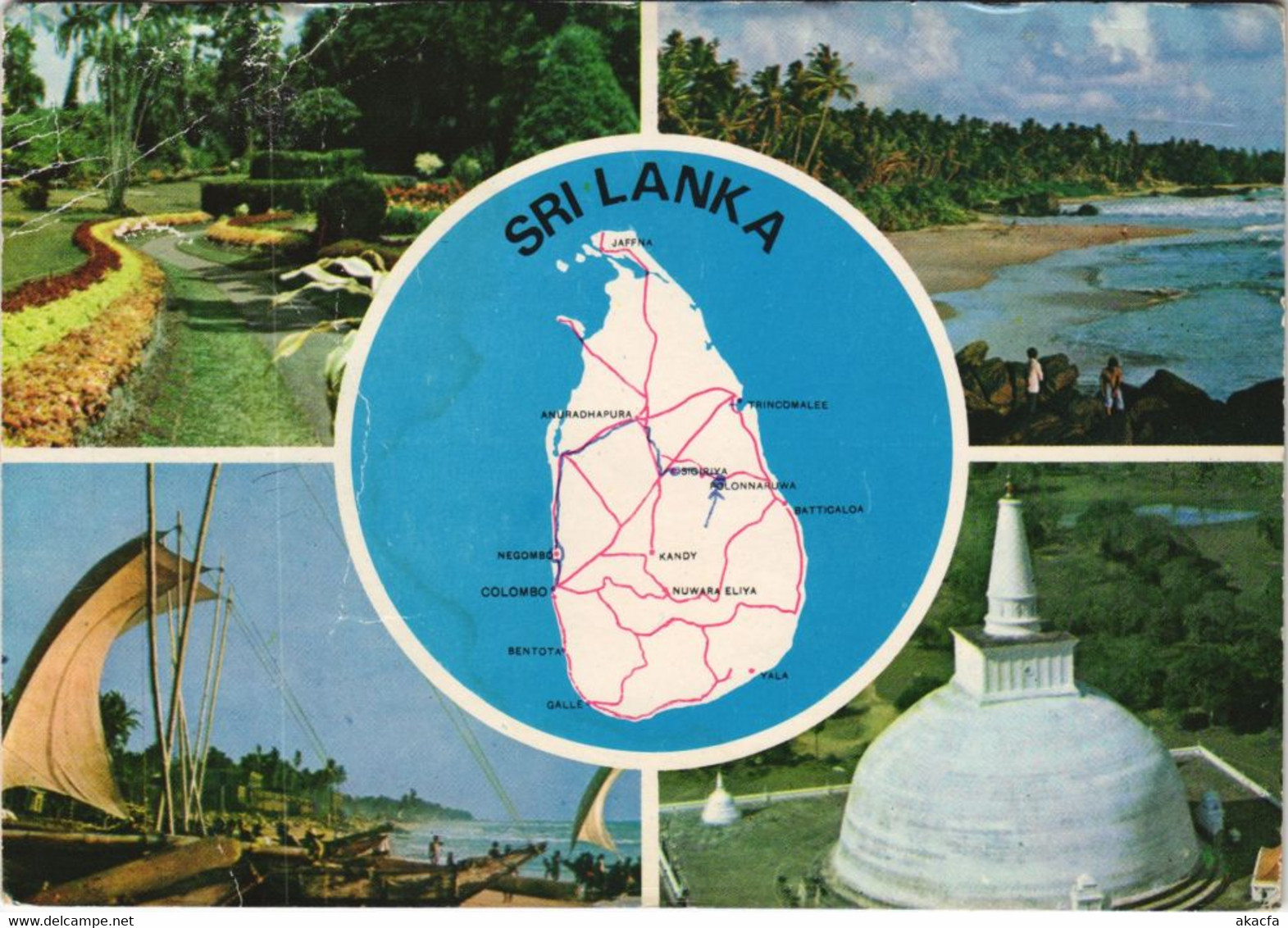 CPM Map - Scenes CEYLON SRI LANKA (1085994)