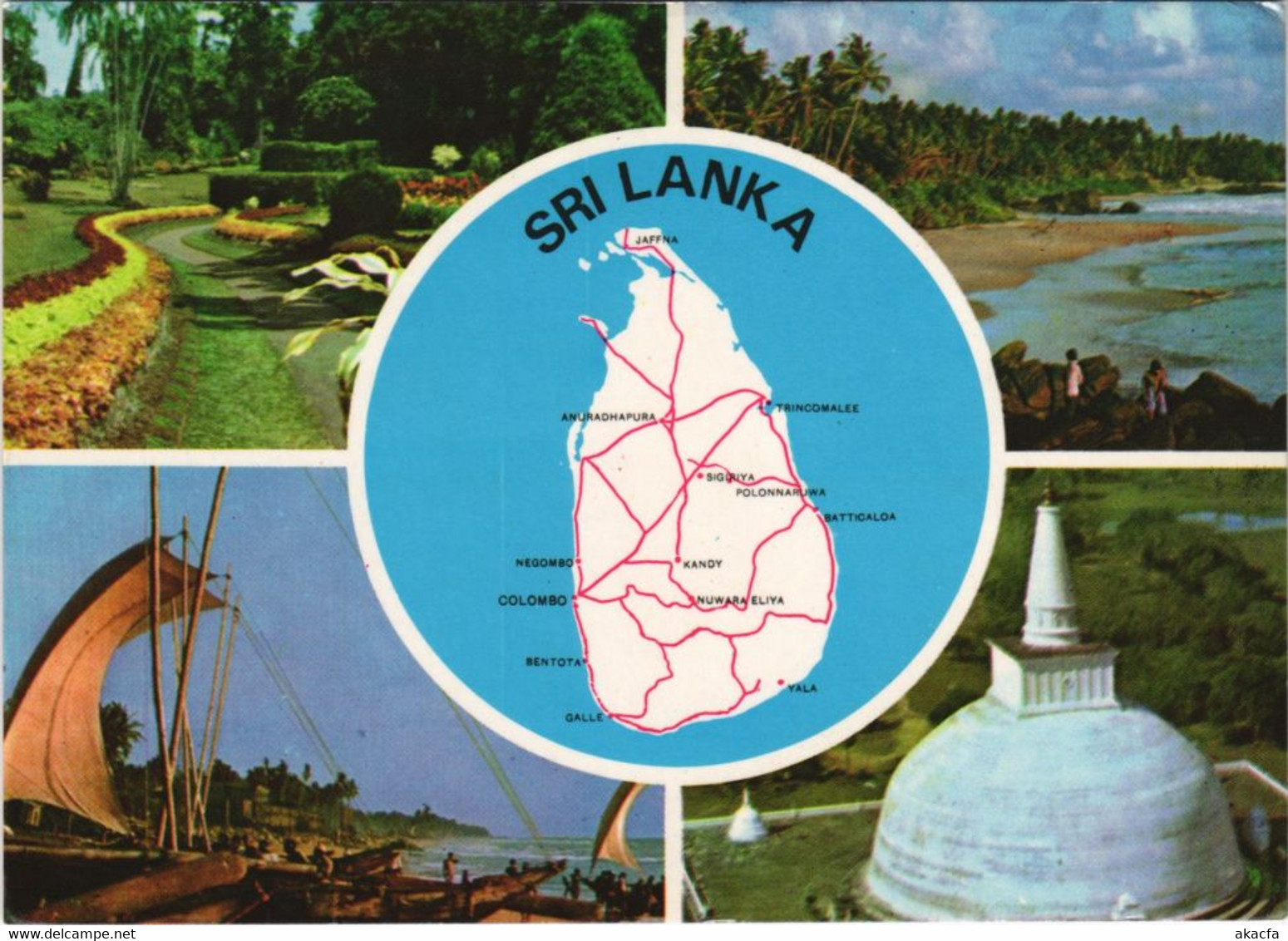 CPM Map - Scenes CEYLON SRI LANKA (1086004)