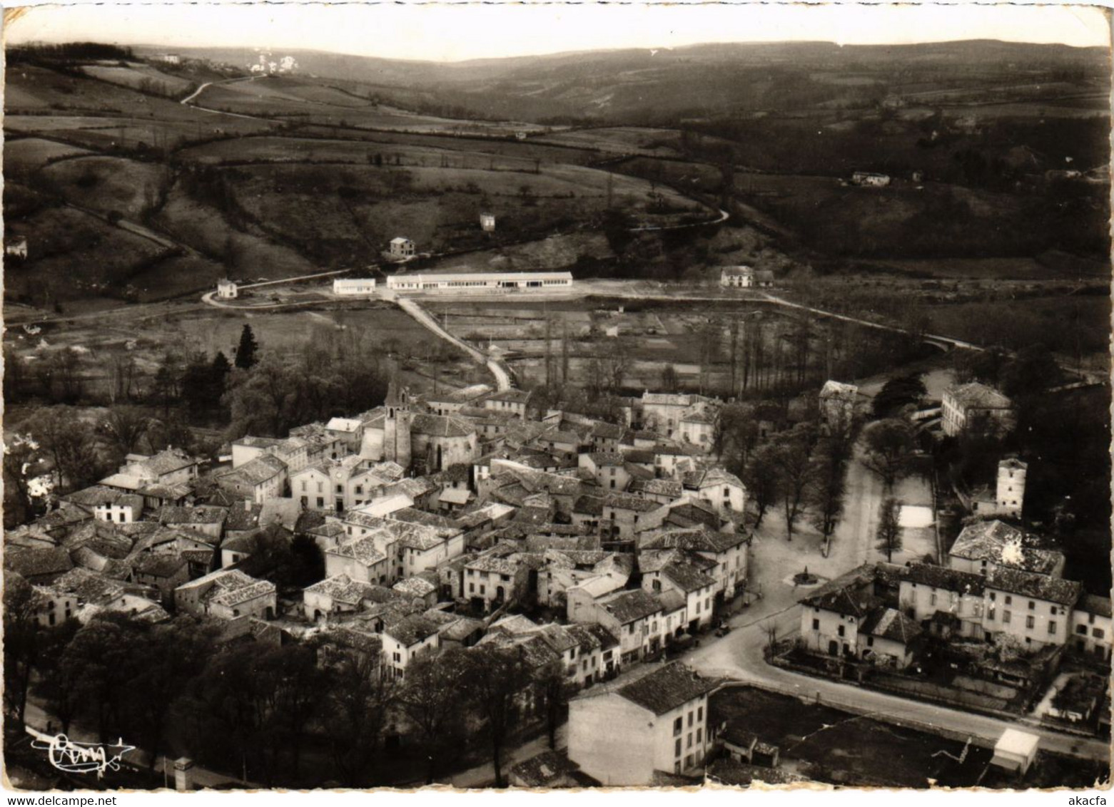 CPM Monesties Vue generale aerienne FRANCE (1016771)