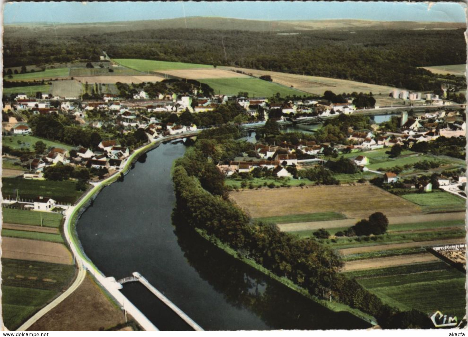 CPM MONETEAU Vue Generale Aerienne (1196418)