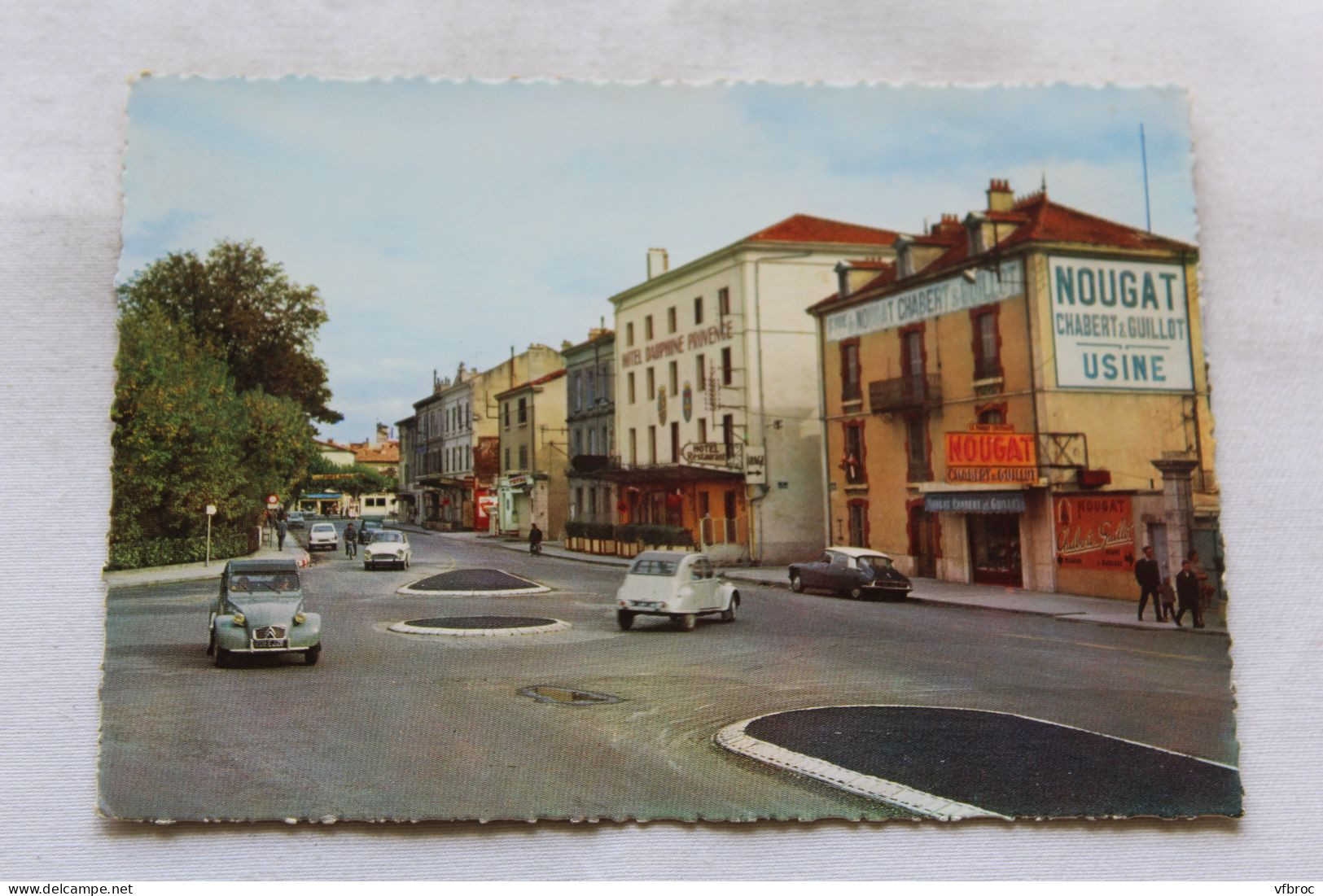 Cpm, Montelimar, quartier de la gare, Drôme 26