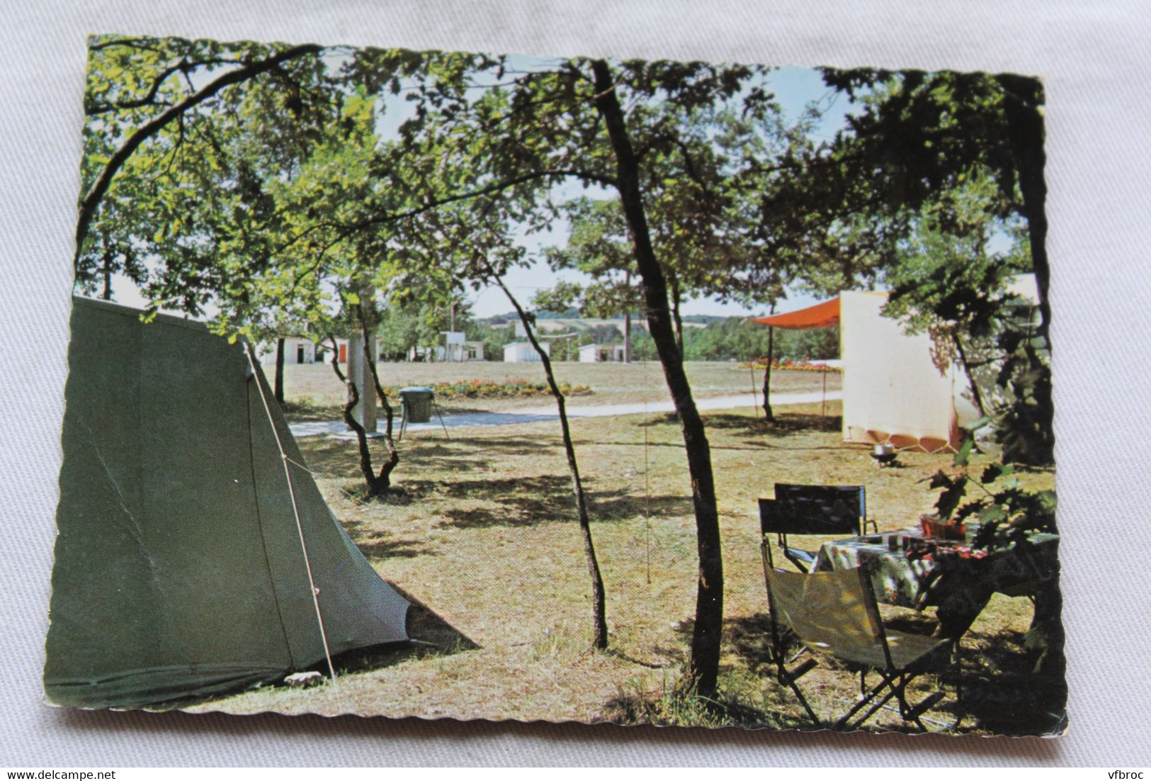 Cpm, Montflanquin, le camping, Lot et Garonne 47