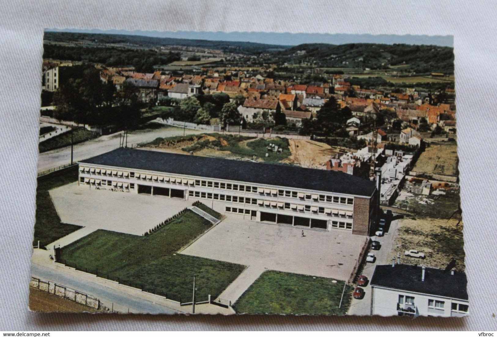 Cpm, Montlhéry, groupe scolaire, Essonne 91