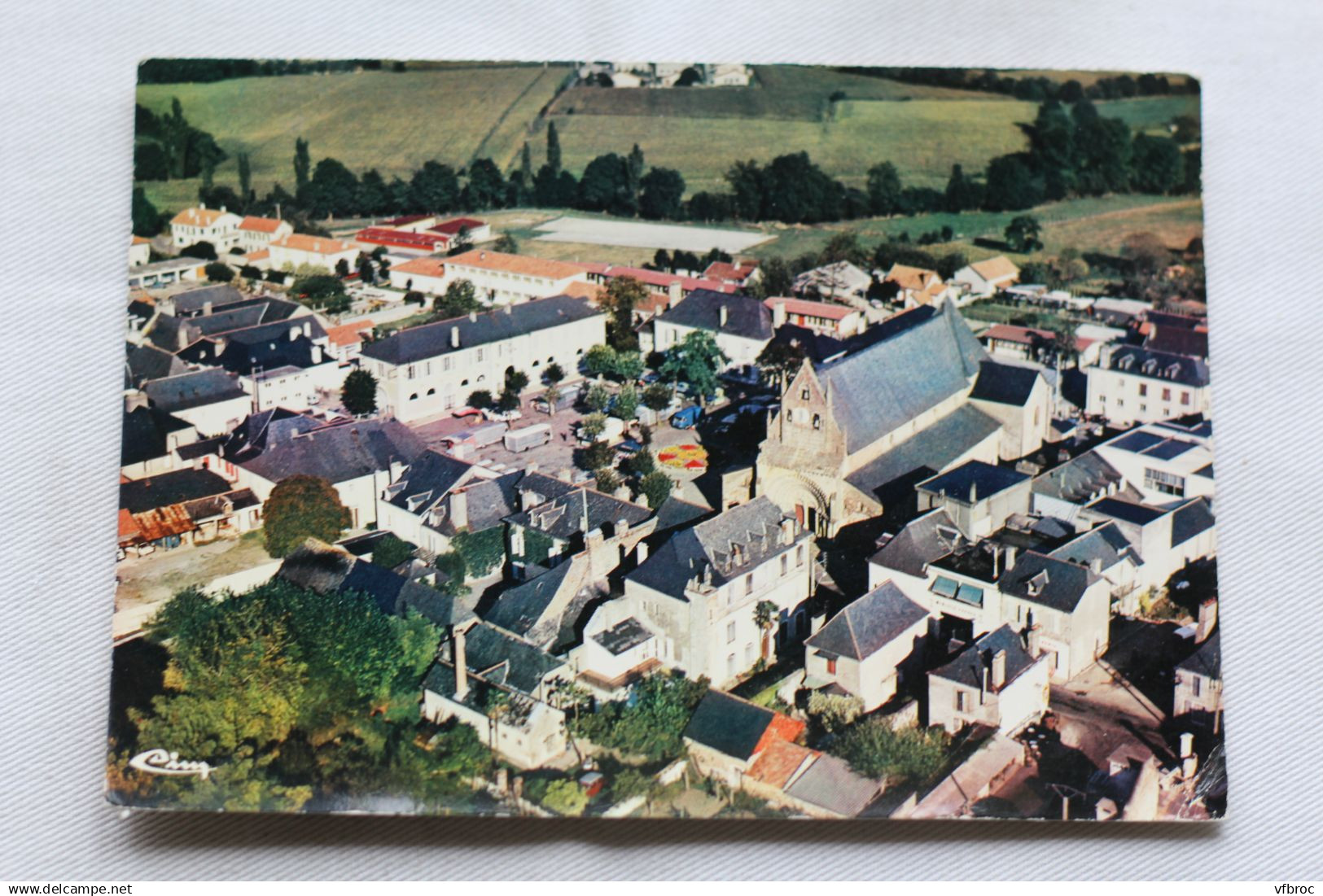 Cpm, Morlaas, vue générale aérienne, Pyrénées Atlantiques 64