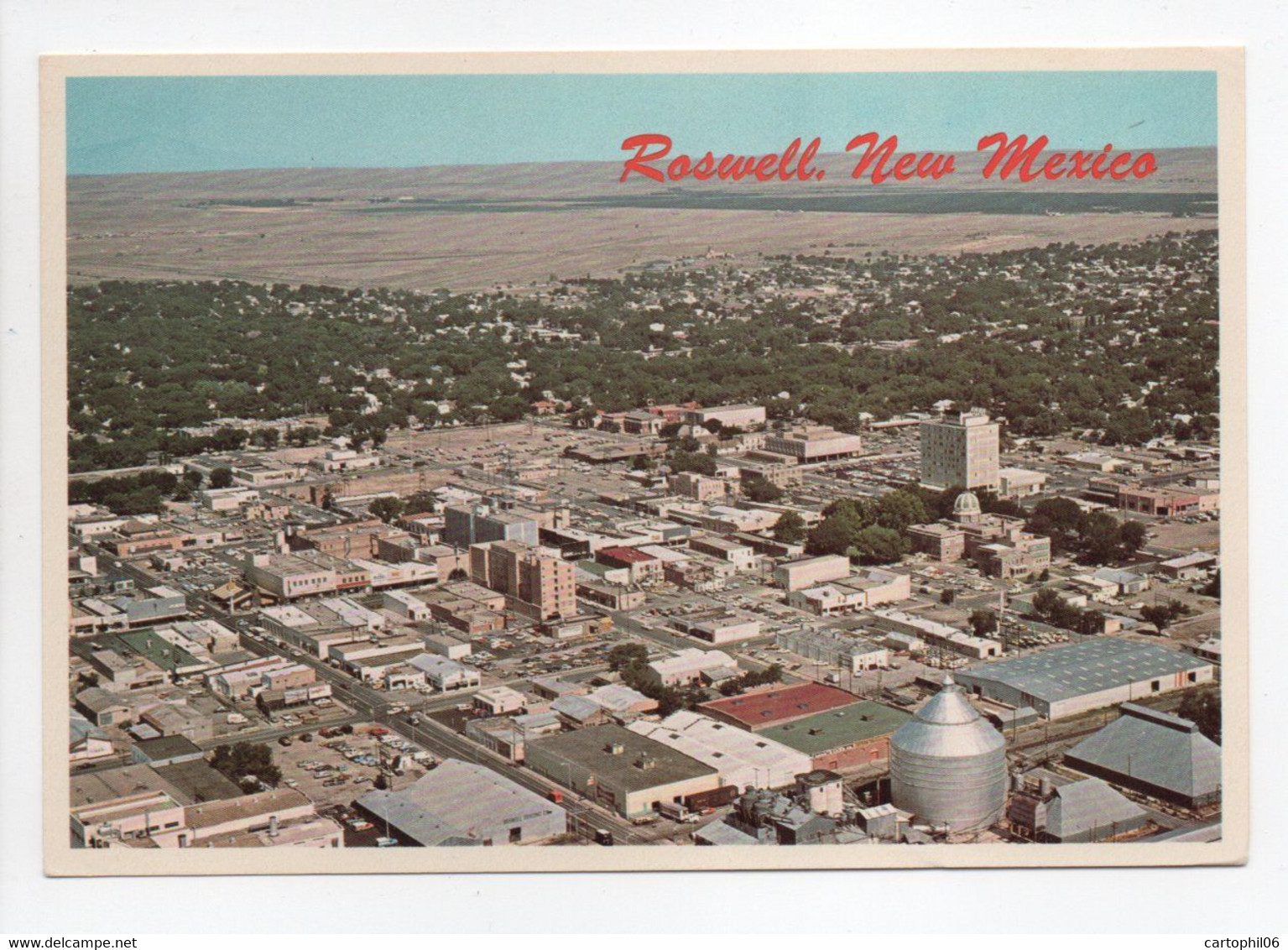 - CPM NEW MEXICO (Mexique) - Aerial view of Roswell - Photo Bob Petley -