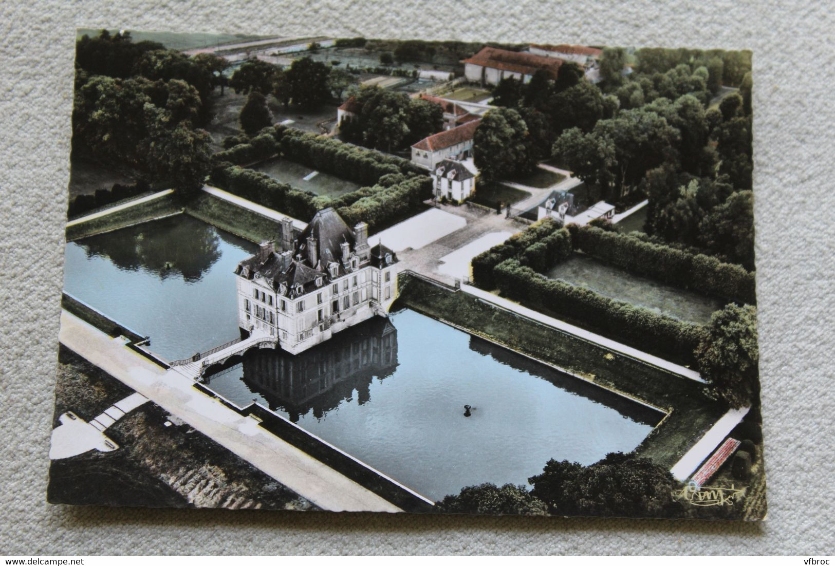 Cpm, Ormesson sur Marne, le château, vue aérienne, Val de Marne 94