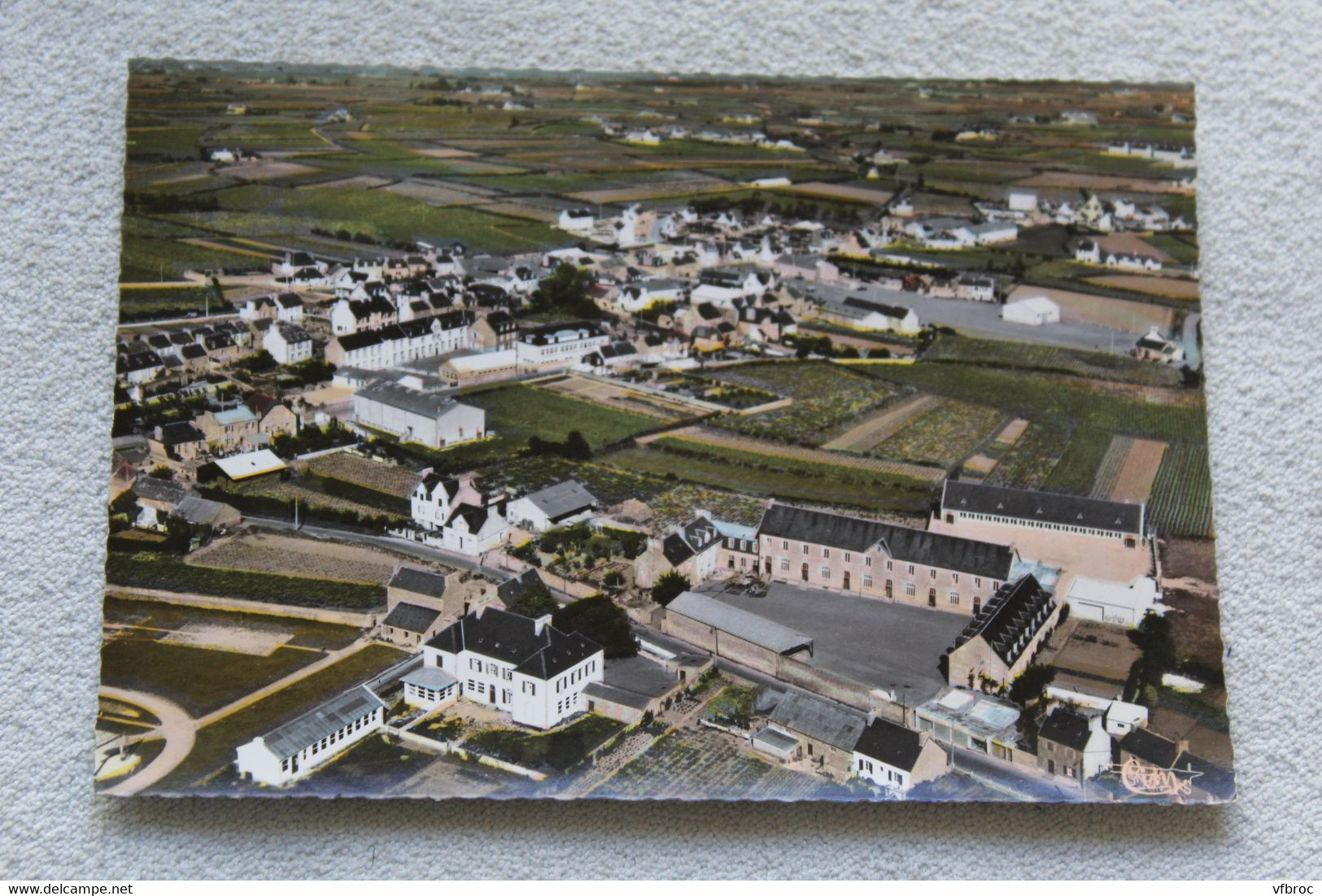 Cpm, Plouescat, vue générale aérienne, Finistère 29