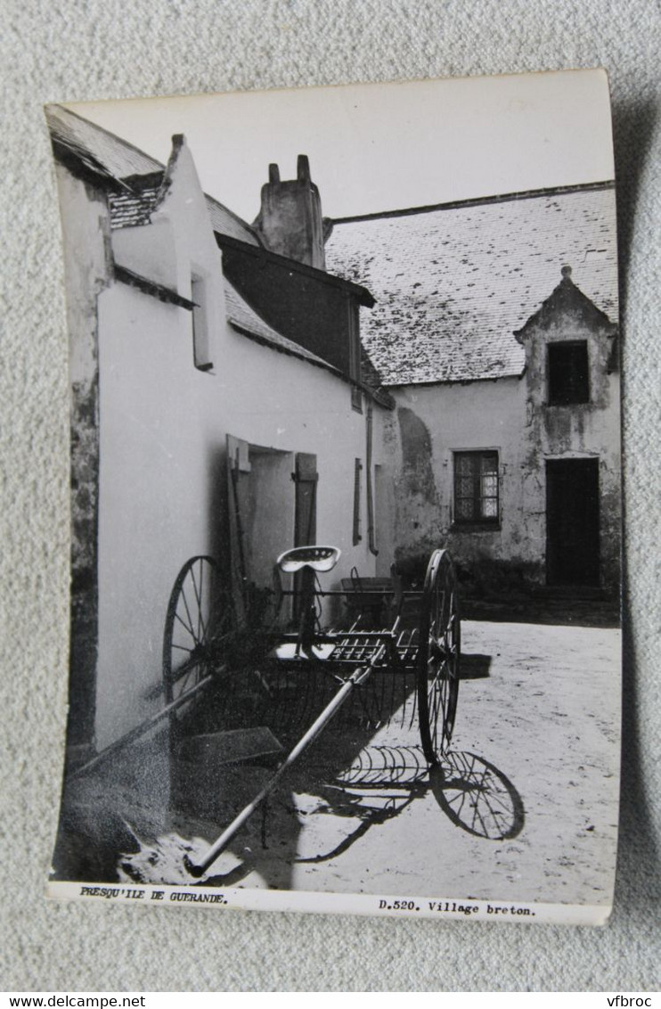 Cpm, Presqu'ile de Guérande, village Breton, Loire atlantique 44