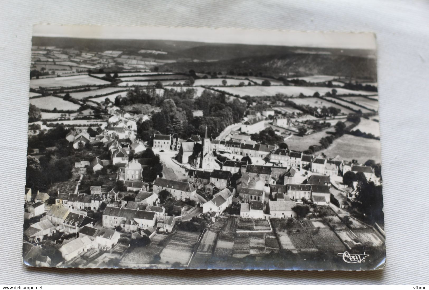 Cpm, Quarré les Tombes, vue générale aérienne, Yonne 89