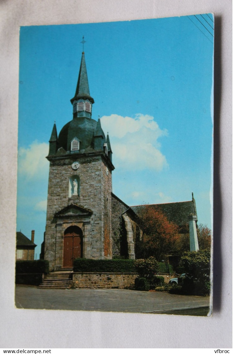 Cpm, Quedillac, l'église, Ille et Vilaine 35