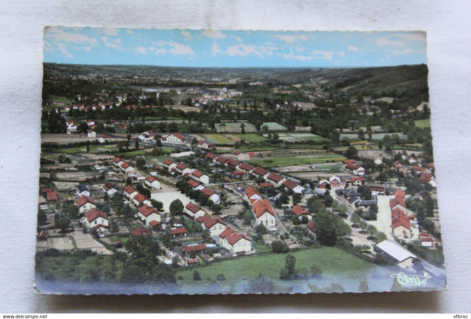 Cpm, Saint Eloy les Mines, vue générale aérienne de Montjoie, Puy de Dôme 63