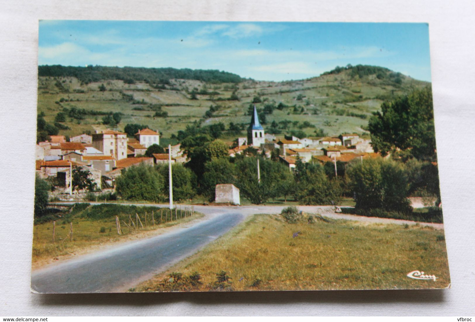 Cpm, Saint Germain Lembron, vue générale de Gignat, Puy de Dôme 63