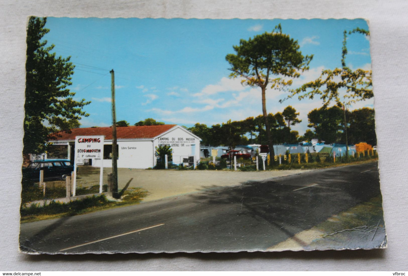 Cpm, Saint Jean de Monts, camping du bois Masson, Vendée 85