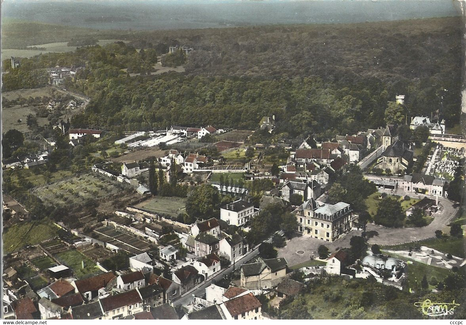 CPM Saint-Martin-du-Tertre Vue générale aérienne