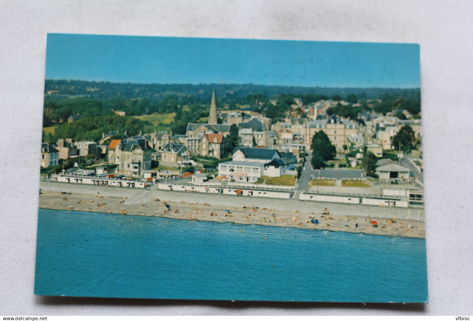 Cpm, Saint Pair sur mer, la plage et le front de mer, Manche 50