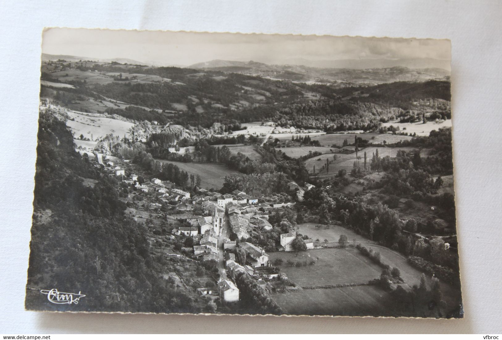 Cpm, Sainte Croix Volvestre, vue générale, Ariège 09