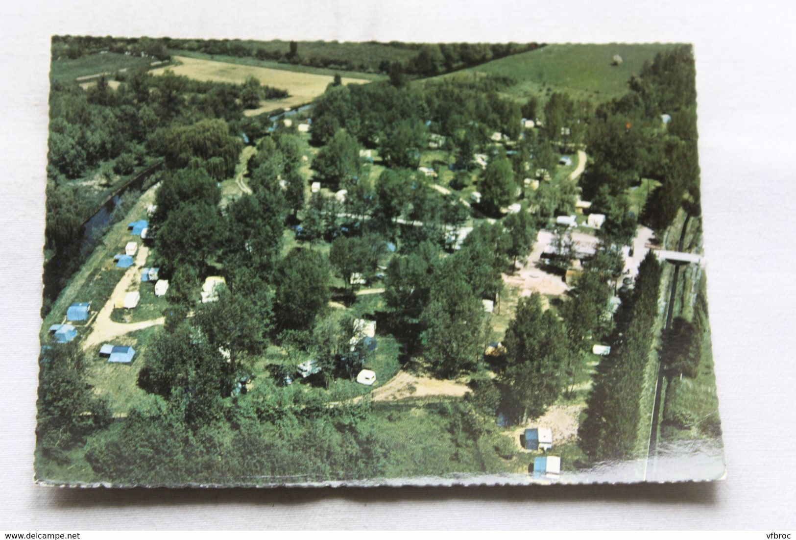 Cpm, Sainte Geneviève des bois, le camping, Essonne 91